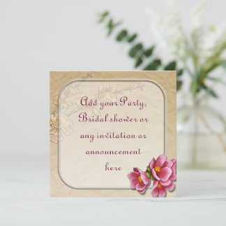 Convite para primavera ou Multi-Purpose