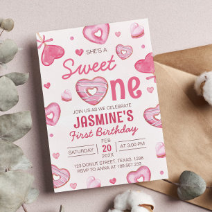 Convite para primeiro aniversario Candy Sweet One