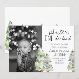 Convite para primeiro aniversario da Floresta de i