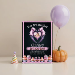 Convite para primeiro aniversario de Halloween