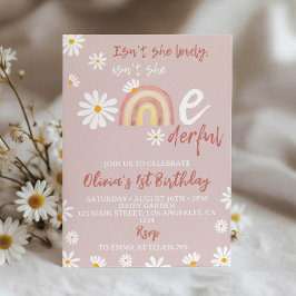 Convite para primeiro aniversario de margarida ros