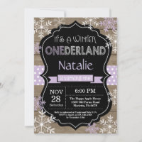 Convite para primeiro aniversario de Onederland de