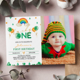 Convite para primeiro aniversario de Patrick, uma 