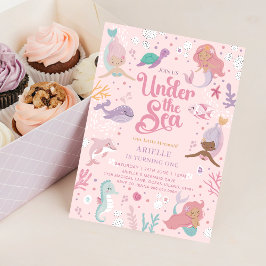 Convite para primeiro aniversario de Sereia Editáv