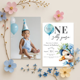 Convite para primeiro aniversario de um Bobo de ga