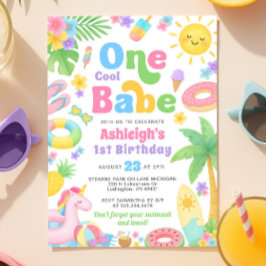 Convite para primeiro aniversario de Verão - Um be