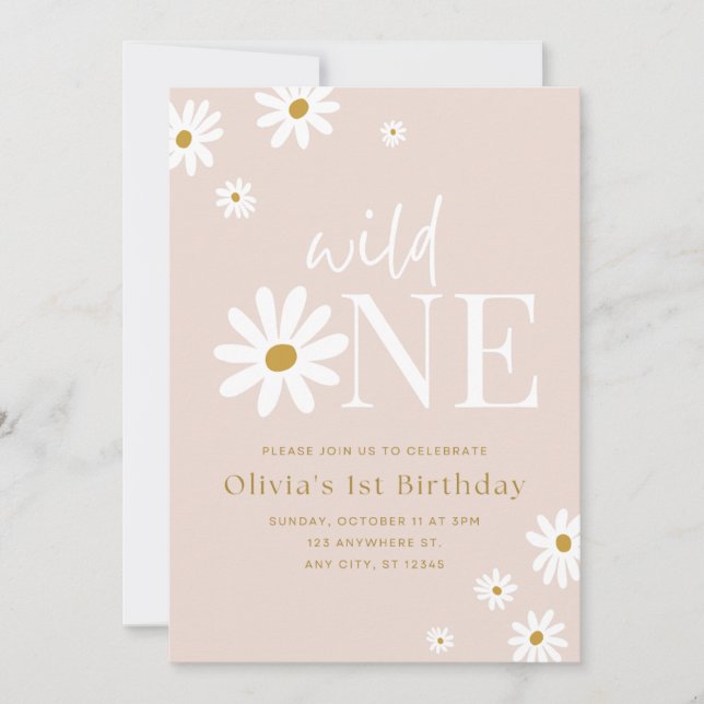 Convite para primeiros aniversarios (Frente)