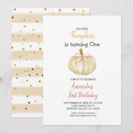 Convite para primeiros aniversarios de Bombagem de