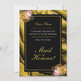 Convite para Proposta de Casamento de Madrinhas de