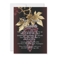 Convite para Prova de Vinhos