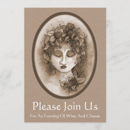 Convite Para Provandos De Vinho