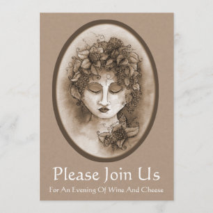 Convite Para Provandos De Vinho