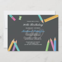 Convite para Quadros e Lápis