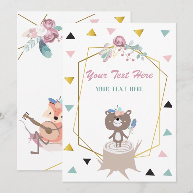 Convite para Qualquer Evento (Frente/Verso)