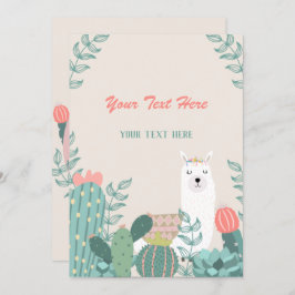 Convite para Qualquer Evento da Llama