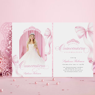 Convite para Quinceañera, Foto de Arco Rosa Elegan