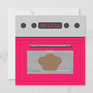 Convite para Receita do Bebê-Lo (rosa)