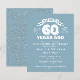 Convite para Recem casados de Orçamento 60 anos