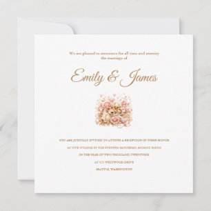 Convite para Recepção de Casamento