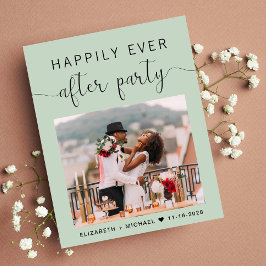 Convite para Recepção de casamento de Fotografias 