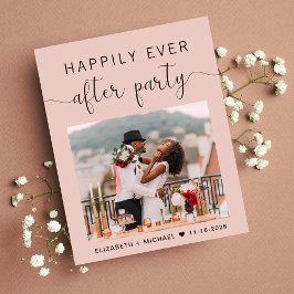 Convite para Recepção de casamento de Fotografias 