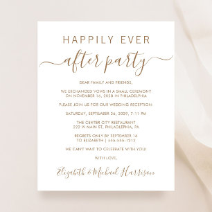 Convite para Recepção de casamento de Script Doura