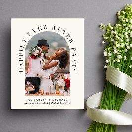 Convite para Recepção de casamento do Arch Photo C