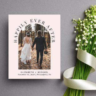 Convite para Recepção de casamento Rosa de Arch