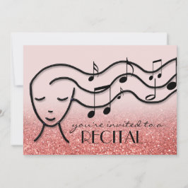 convite para recital de música