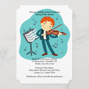 Convite para Recital de Violino