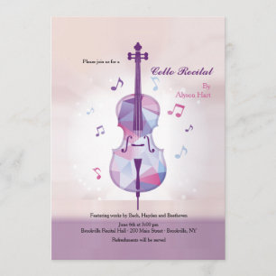 Convite para Recital de Violoncelo