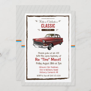 Convite para Retirada de Carro Clássico