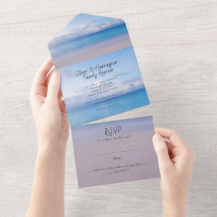 Convite para Reunião da Família Beach com RSVP