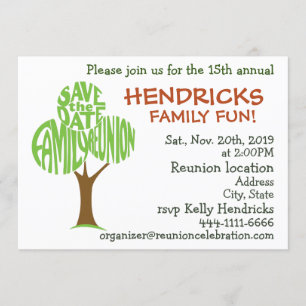 Convite para reunião de família