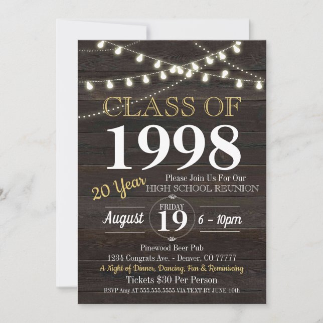 Convite para Reunião - Qualquer Ano! (Frente)