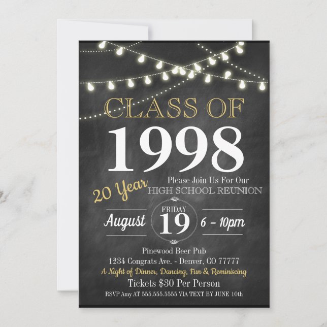 Convite para Reunião - Qualquer Ano! (Frente)