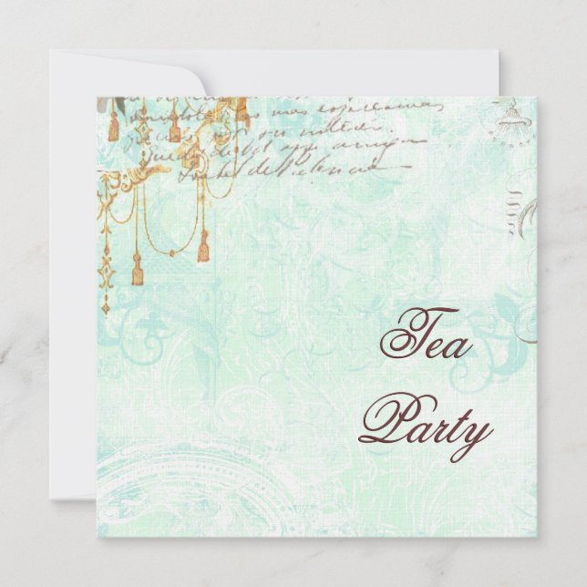 Convite para Rolls & Tasills de Lace (Frente)