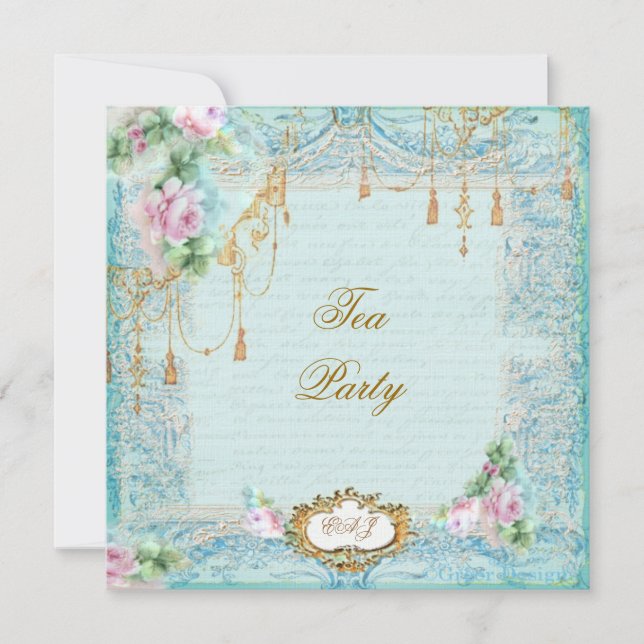 Convite para Rolls & Tasills de Lace (Frente)