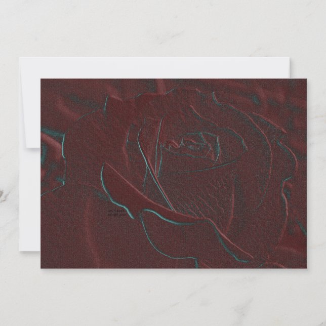 Convite para Rosa de Borgonha (Frente)