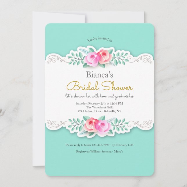 Convite para Rosas Artísticos (Frente)