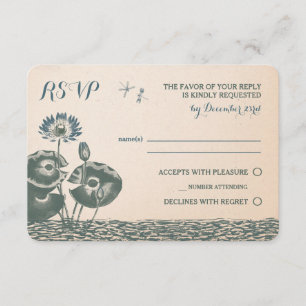 Convite para RSVP de Lily e Dragonfly