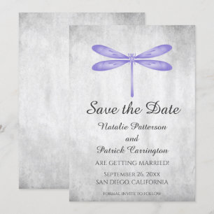 Convite para Salvar a Data do Dragão Roxo