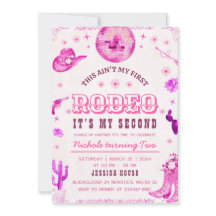 Convite para Segunda Festa de Rodeio Cowgirl