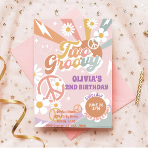 Convite para segundo aniversário de Festa de Amor