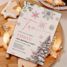 Convite para segundos aniversários, 2 de inverno,