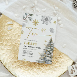 Convite para segundos aniversários, 2 de inverno,