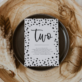 Convite para segundos aniversários Dalmáticos