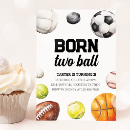 Convite para segundos aniversários desportivos