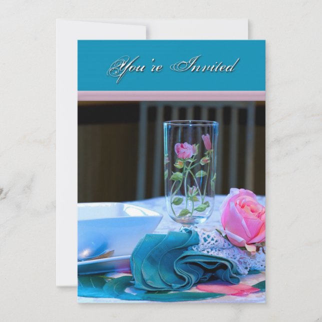 Convite para senhoras - Misc. Objetivo - Luncheon/ (Frente)