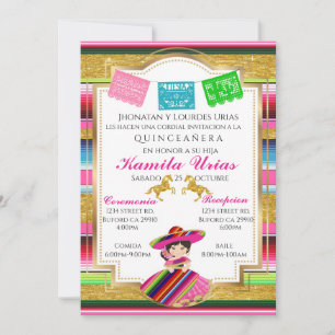 Convite para Serape Quince
